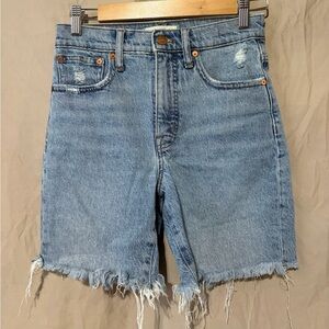 Madewell midrise shorts